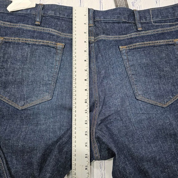 Banana Republic Blue Straight Fit Organic Cotton Stretch Jeans MENS SIZE 40X34 - Picture 7 of 13